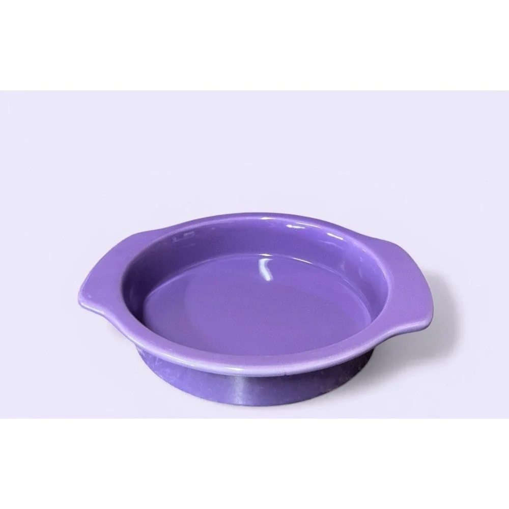 Chantal Purple Lavender Round Baking Casserole Dish Bowl 1 Quart‎ Kitchen Spring